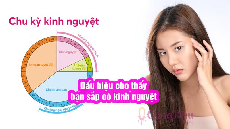 Dấu hiệu cho thấy bạn sắp có kinh nguyệt