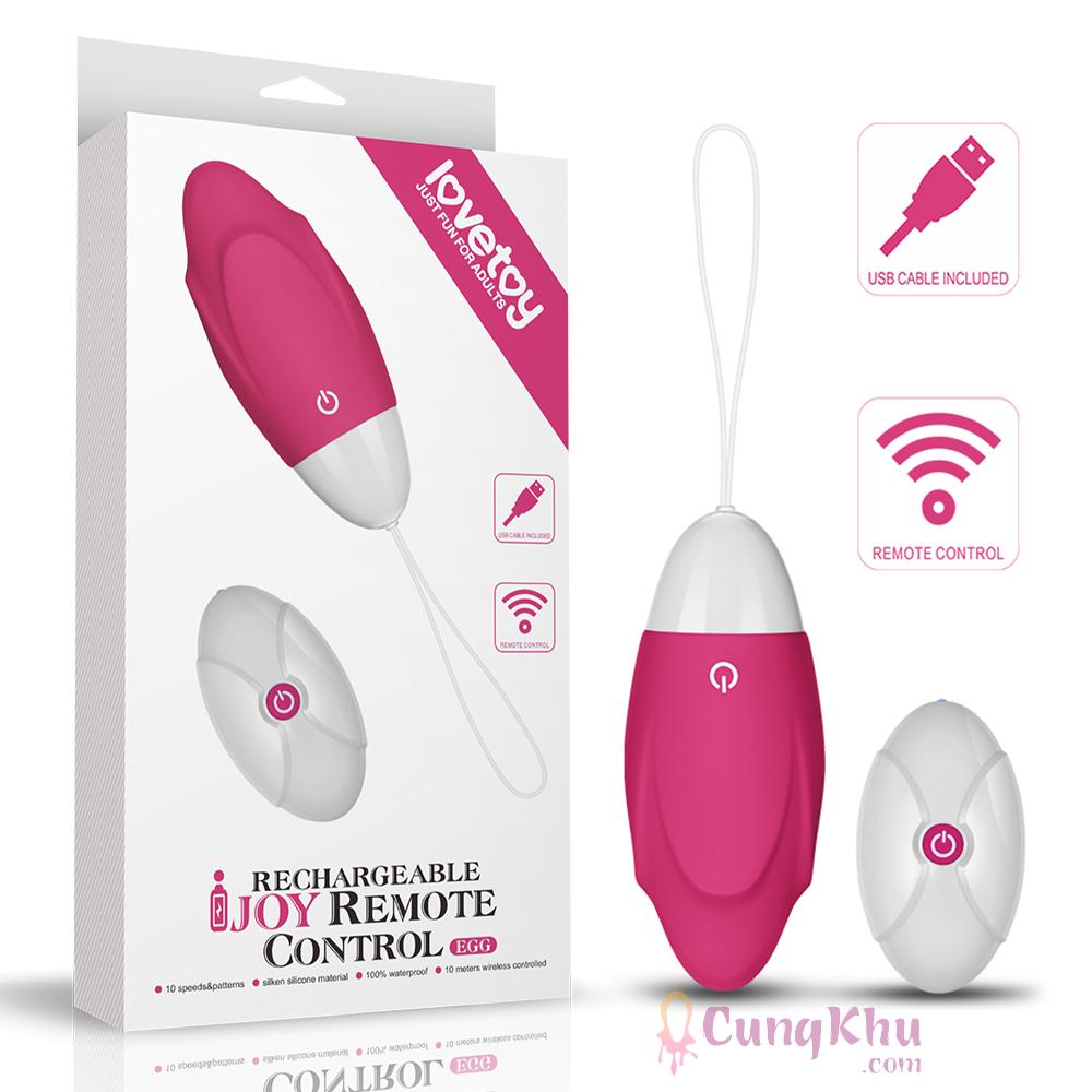 Trứng rung tình yêu Lovetoy IJOY LV1566 | 10 chế độ rung, điều khiển từ xa